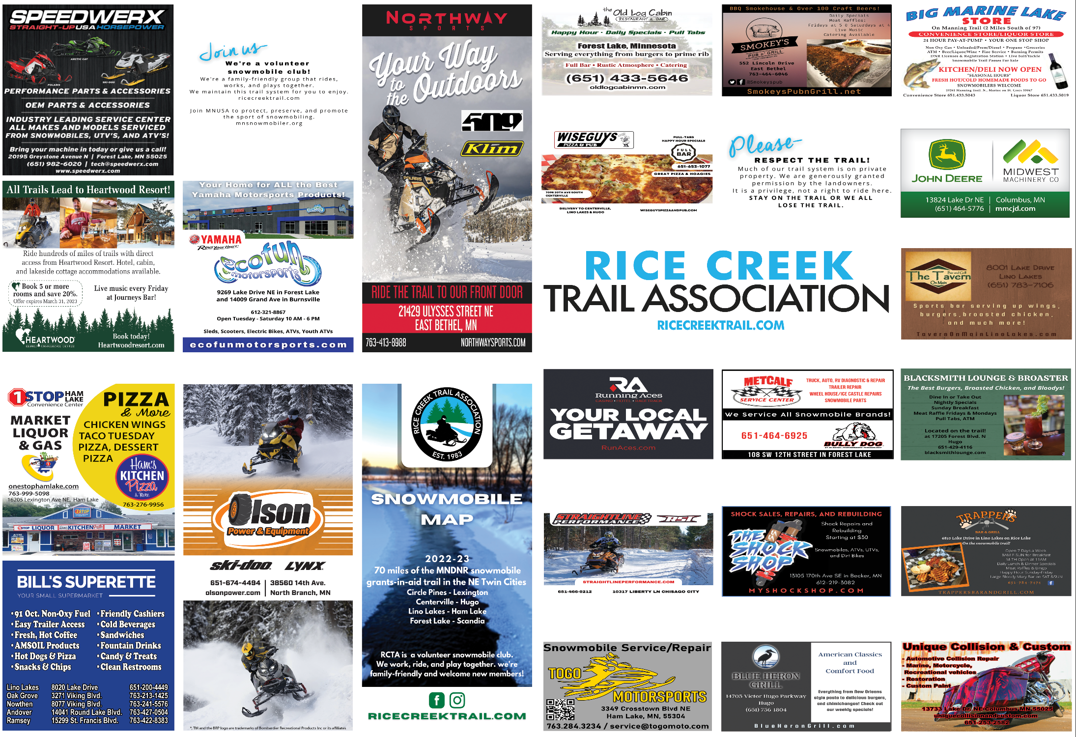 snowmobile map sponsors